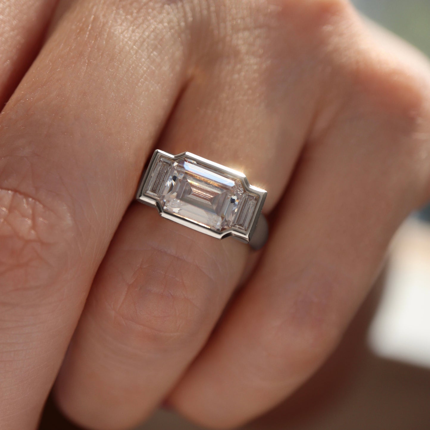 Mahan Ring • White Diamond • White Gold