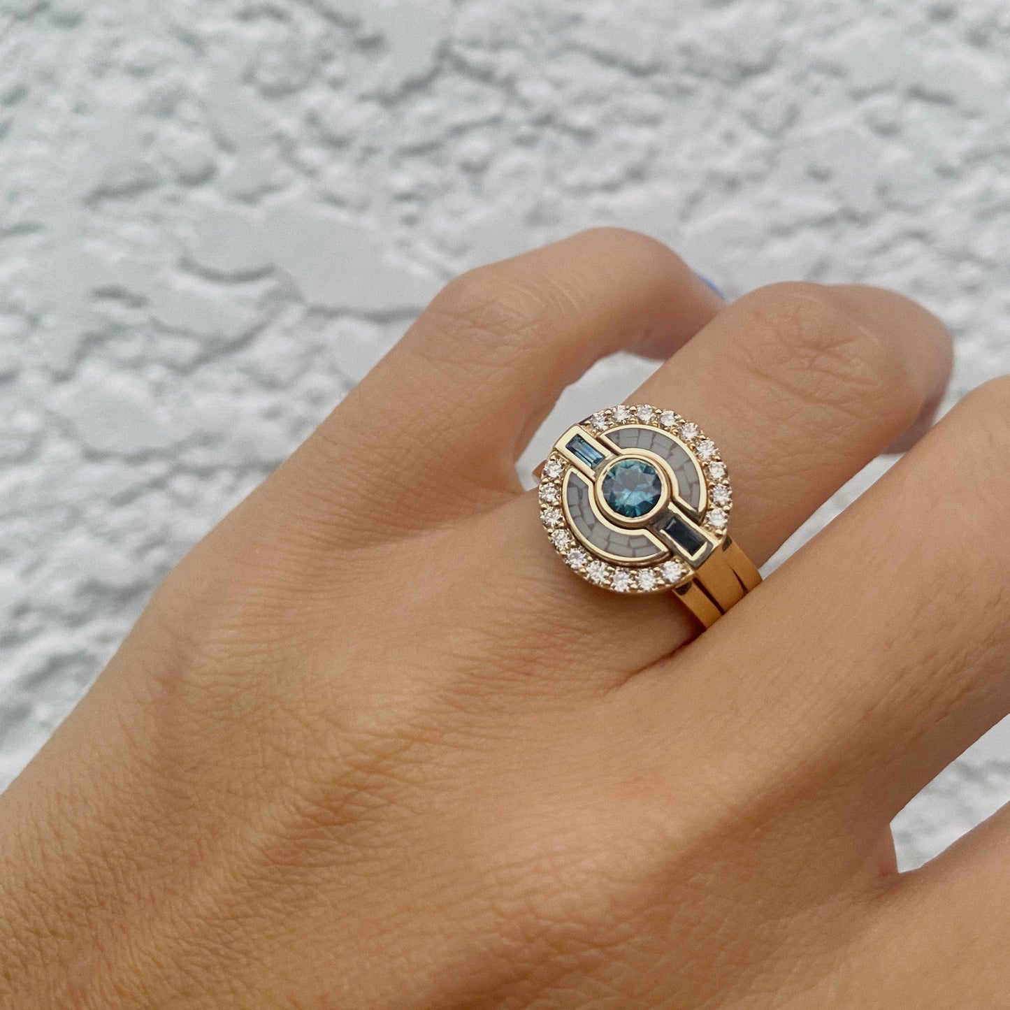 Sophie Ring • Montana Blue Sapphire •