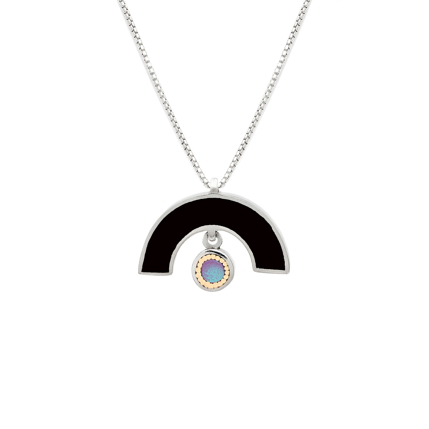 James Necklace • Solid Inlay • Black