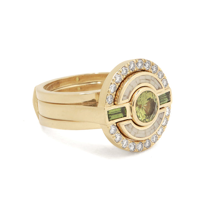 Sophie Ring • Green Sapphire •