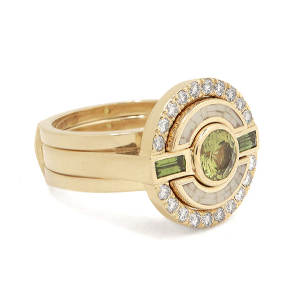 Sophie Ring • Green Sapphire •