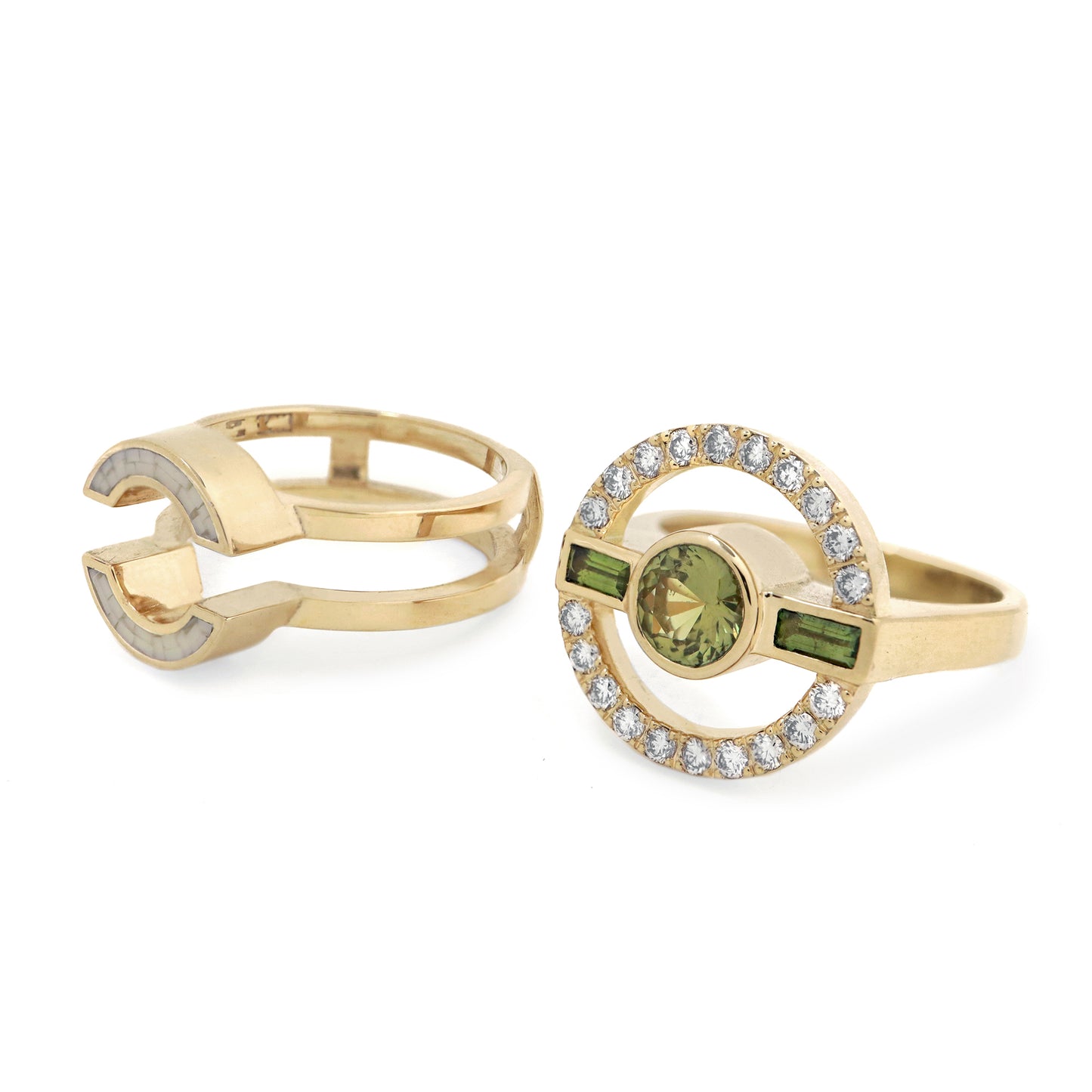 Sophie Ring • Green Sapphire •