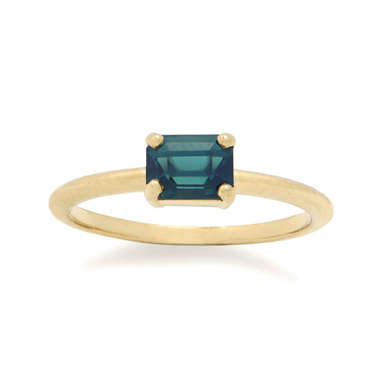 Suze Ring • Teal Sapphire •