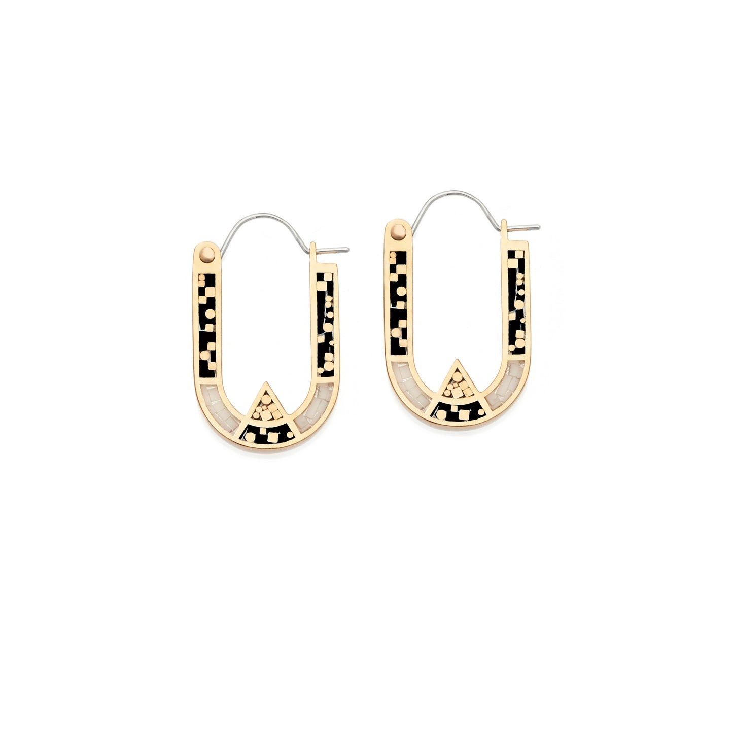 Wray Earrings • Bronze • Black