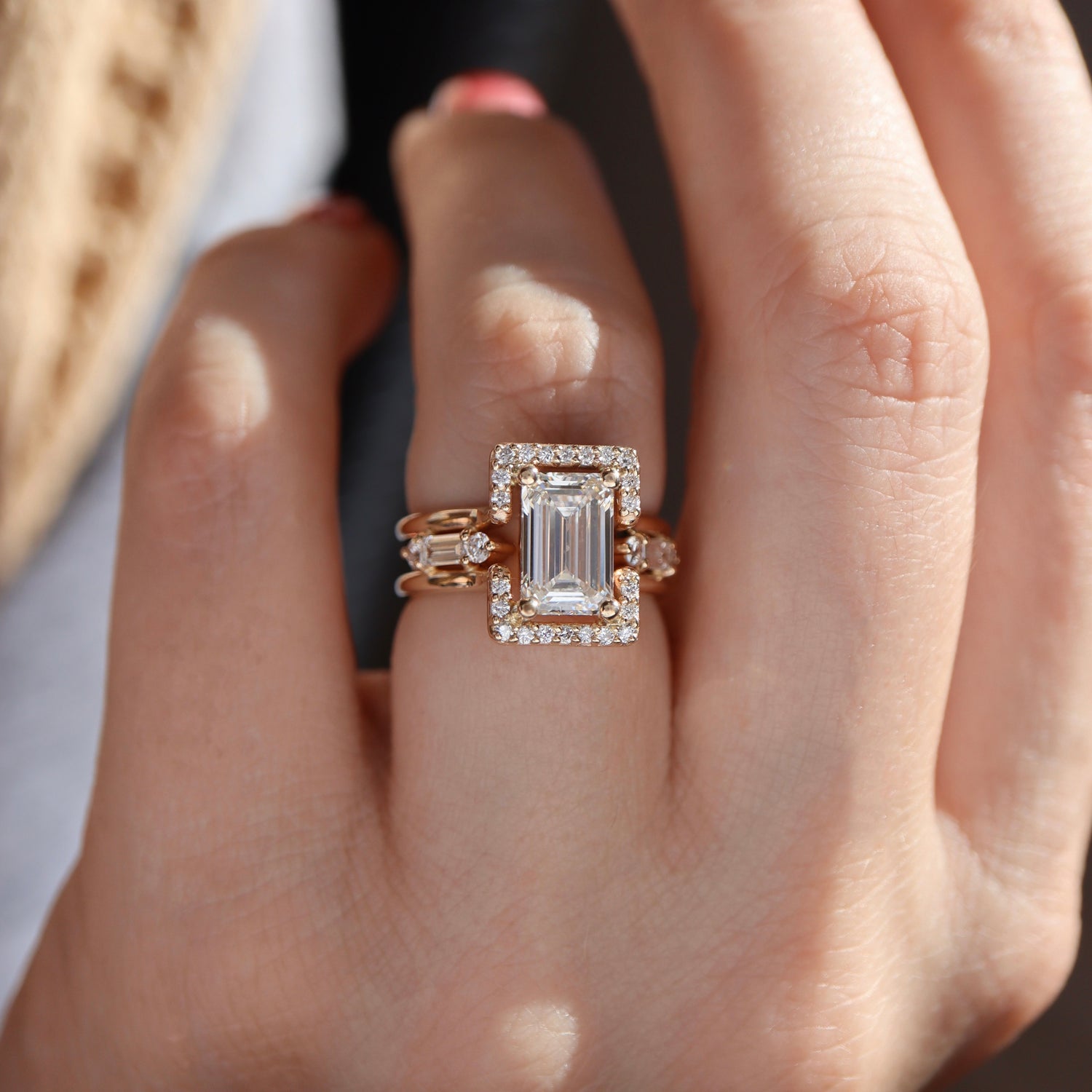 April Rings April Ring • White Diamond • Yellow Gold – Erica Leal Jewellery