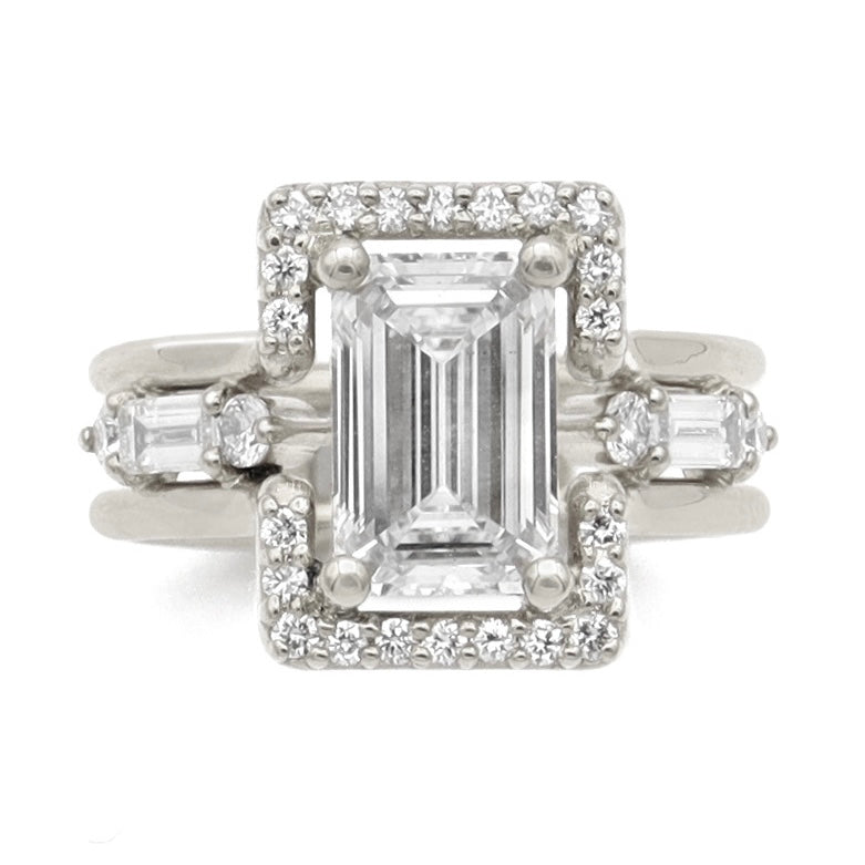 April Ring • White Diamond • White Gold – Erica Leal Jewellery