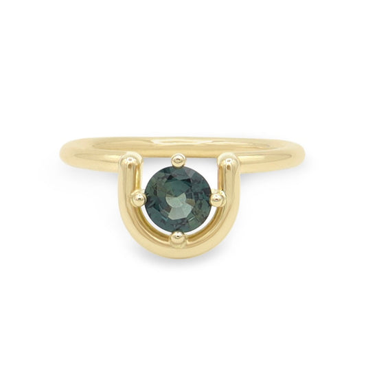 Lindy Ring • Teal Montana Sapphire •