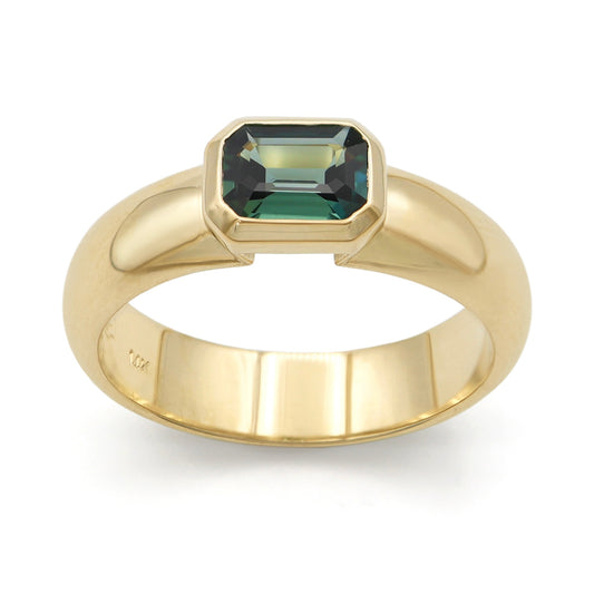 Rowlands Ring • Teal Sapphire