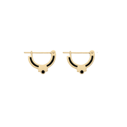 Emma Hoop • Gold • Black