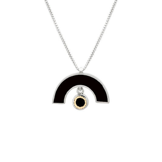 James Necklace • Solid Inlay • Black