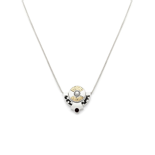 Petit Lapin Necklace • All Black • Silver