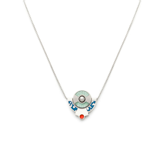 Petit Lapin Necklace • Silver • Blue