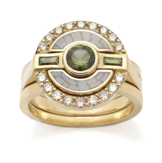 Sophie Ring • Green Sapphire •