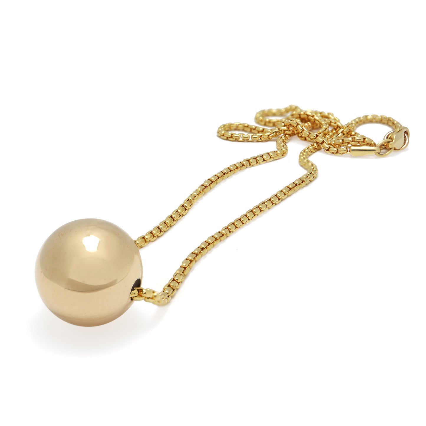 Sphere Necklace Gold Sphere Necklace Erica Leal Jewellery Erica Leal Jewelry Vancouver Jeweler Vancouver Jeweller Handmade Necklace Handmade jewellery 